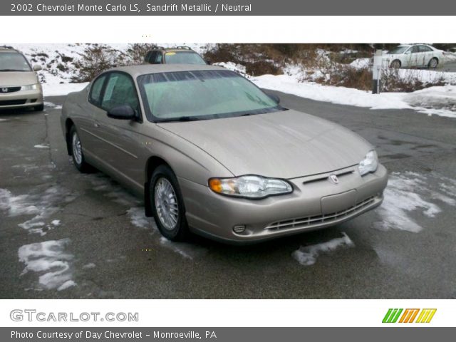 2002 Chevrolet Monte Carlo LS in Sandrift Metallic