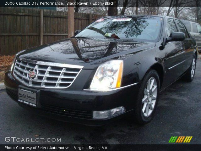 2006 Cadillac DTS Performance in Black Raven