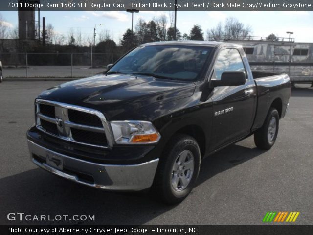 2011 Dodge Ram 1500 SLT Regular Cab in Brilliant Black Crystal Pearl