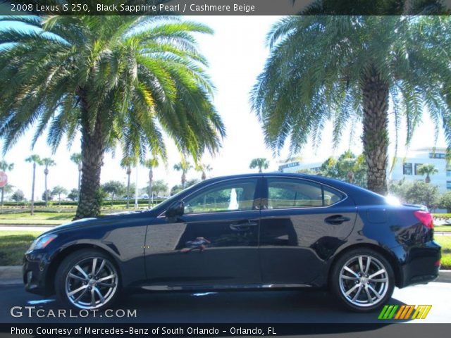 2008 Lexus IS 250 in Black Sapphire Pearl