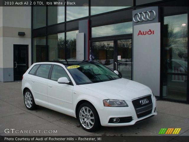 2010 Audi A3 2.0 TDI in Ibis White