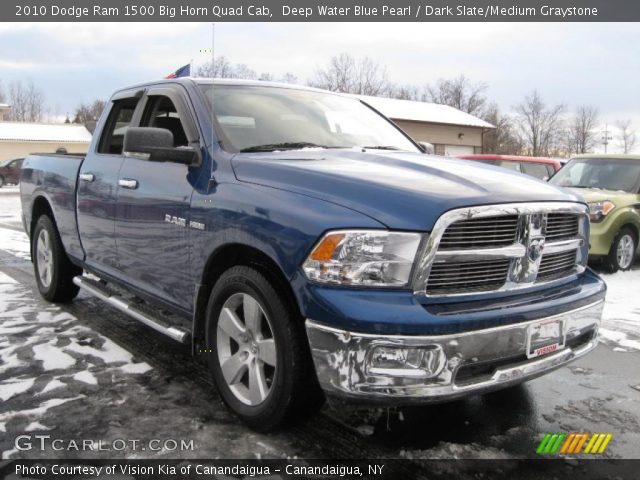 2010 Dodge Ram 1500 Big Horn Quad Cab in Deep Water Blue Pearl