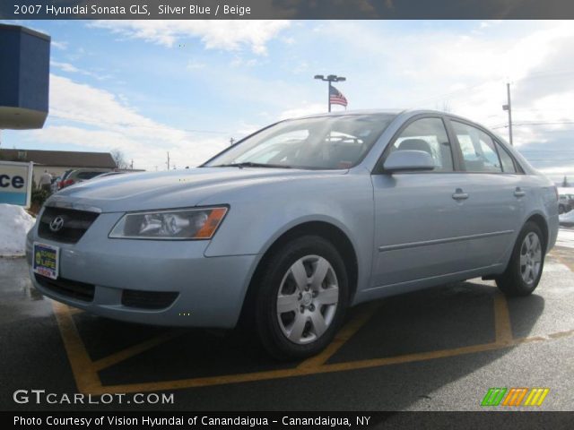 2007 Hyundai Sonata GLS in Silver Blue