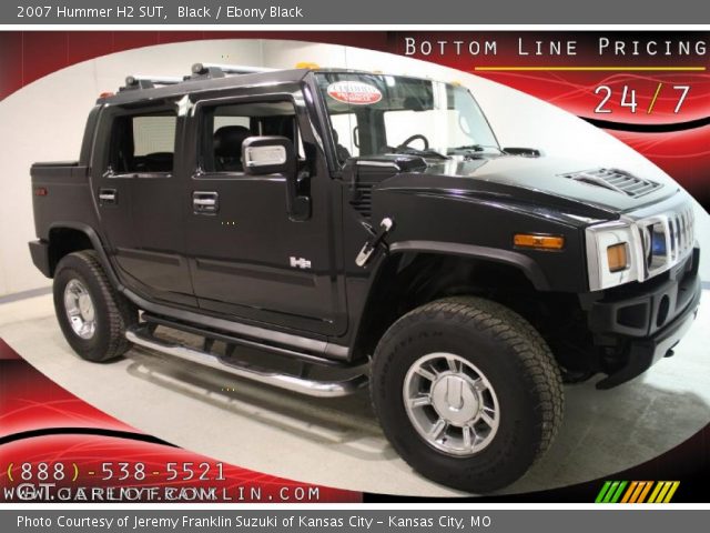 2007 Hummer H2 SUT in Black