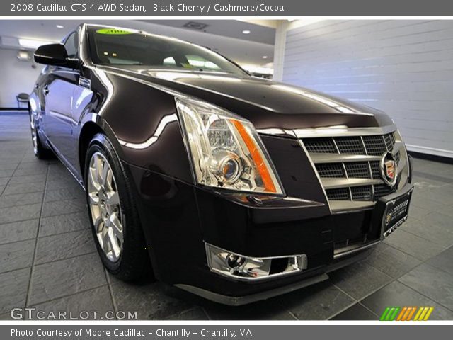 2008 Cadillac CTS 4 AWD Sedan in Black Cherry