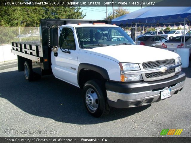 2004 Chevrolet Silverado 3500HD Regular Cab Chassis in Summit White