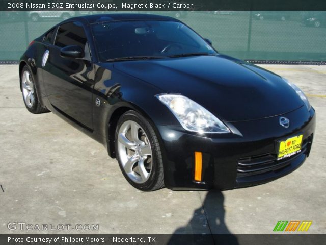 2008 Nissan 350Z Enthusiast Coupe in Magnetic Black