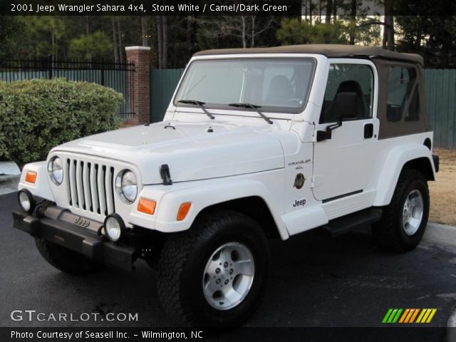 2001 Jeep Wrangler Sahara 4x4 in Stone White