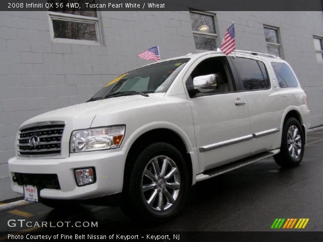 2008 Infiniti QX 56 4WD in Tuscan Pearl White