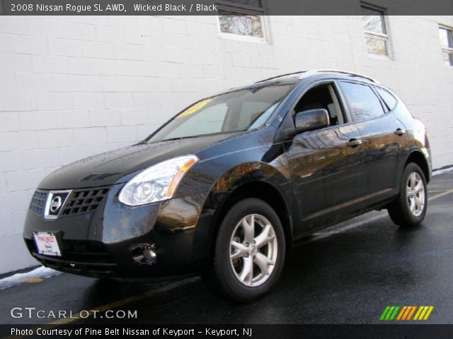 2008 Nissan Rogue SL AWD in Wicked Black
