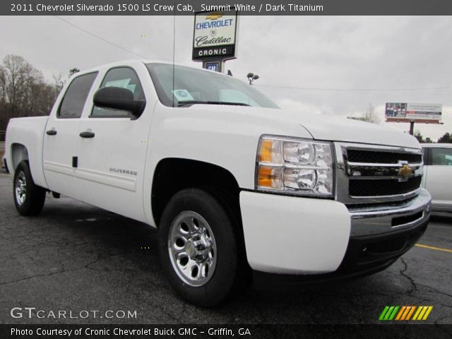 2011 Chevrolet Silverado 1500 LS Crew Cab in Summit White