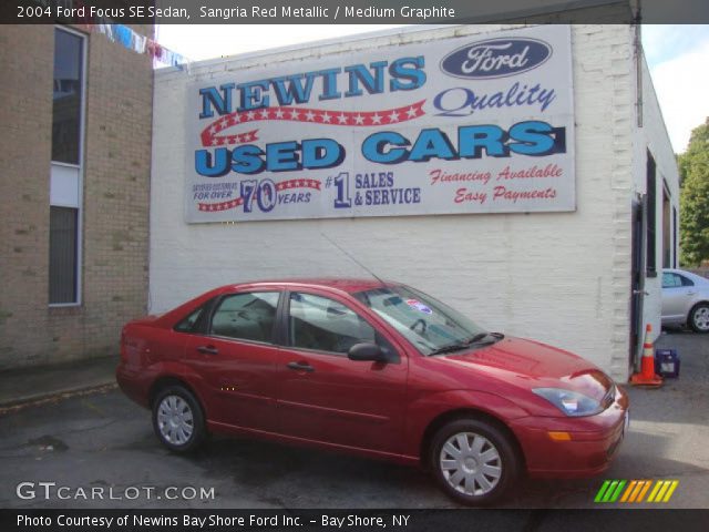 2004 Ford Focus SE Sedan in Sangria Red Metallic