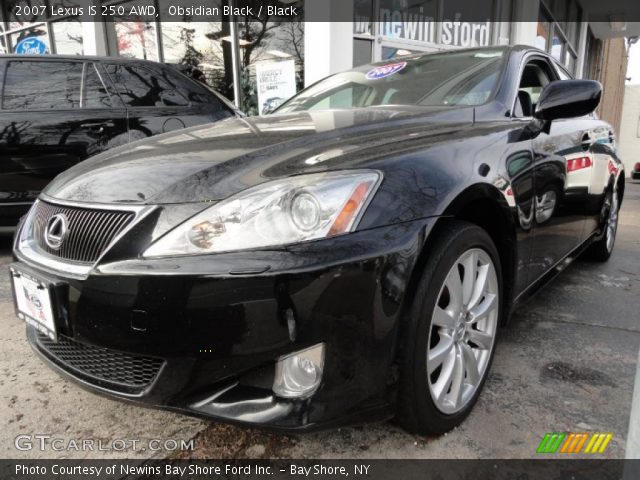 2007 Lexus IS 250 AWD in Obsidian Black