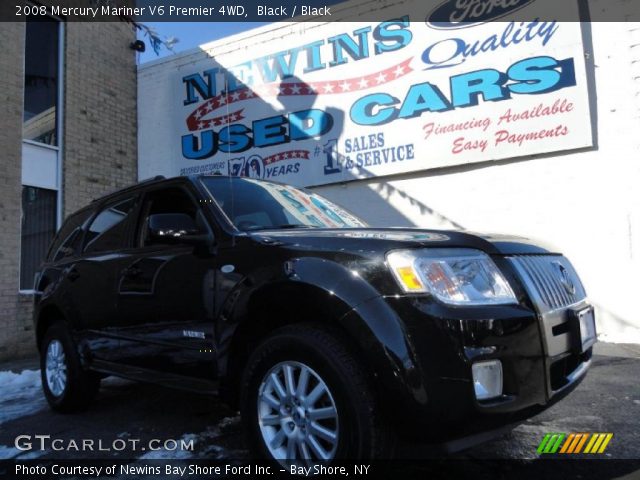 2008 Mercury Mariner V6 Premier 4WD in Black