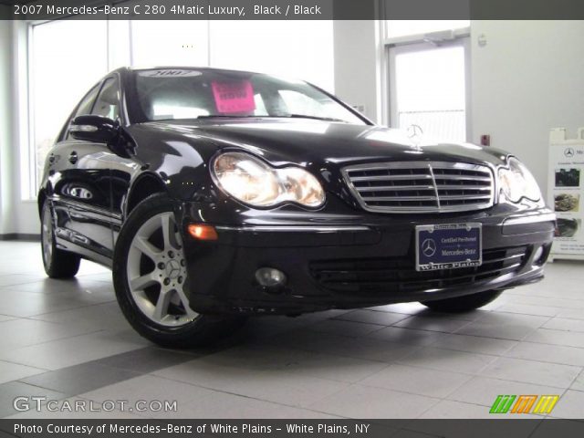 2007 Mercedes-Benz C 280 4Matic Luxury in Black