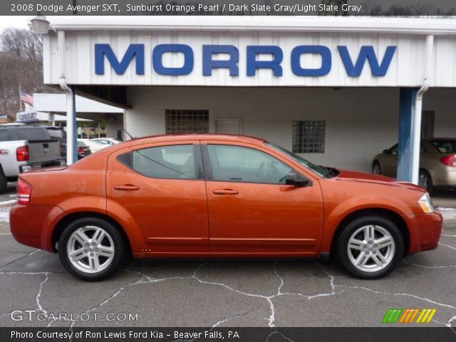 2008 Dodge Avenger SXT in Sunburst Orange Pearl