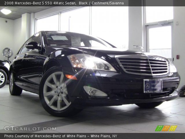 2008 Mercedes-Benz S 550 4Matic Sedan in Black