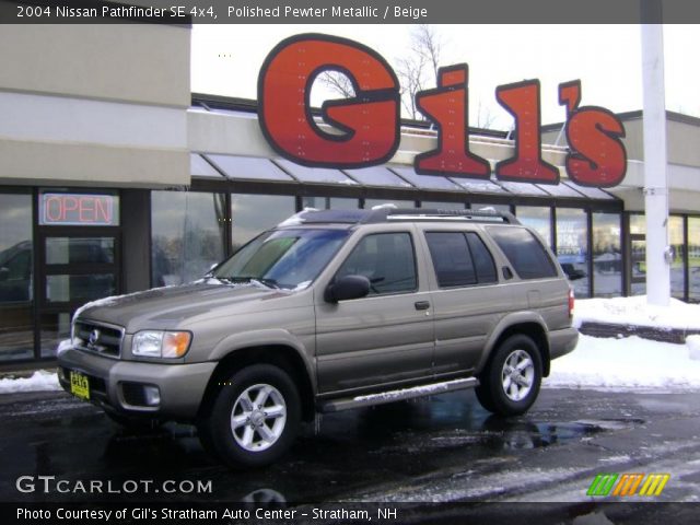 2004 Nissan Pathfinder SE 4x4 in Polished Pewter Metallic