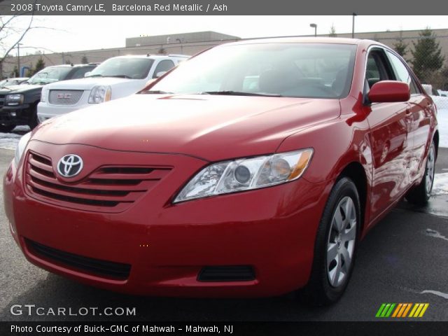 2008 Toyota Camry LE in Barcelona Red Metallic