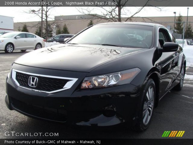 2008 Honda Accord EX-L Coupe in Nighthawk Black Pearl