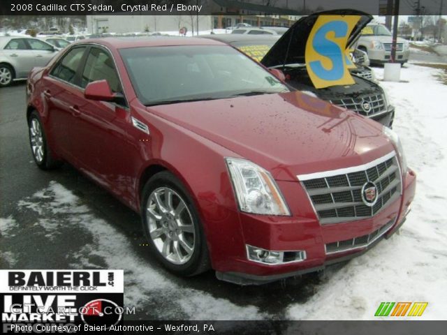 2008 Cadillac CTS Sedan in Crystal Red