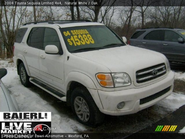2004 Toyota Sequoia Limited 4x4 in Natural White