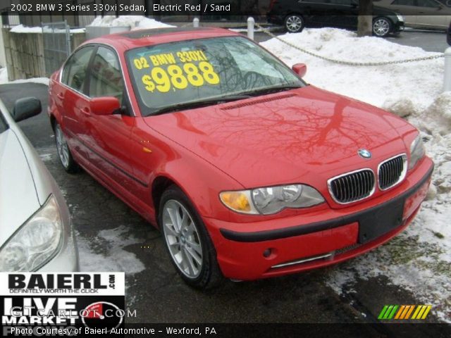 2002 BMW 3 Series 330xi Sedan in Electric Red