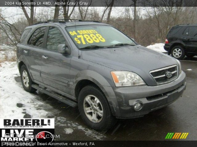 2004 Kia Sorento LX 4WD in Alpine Gray