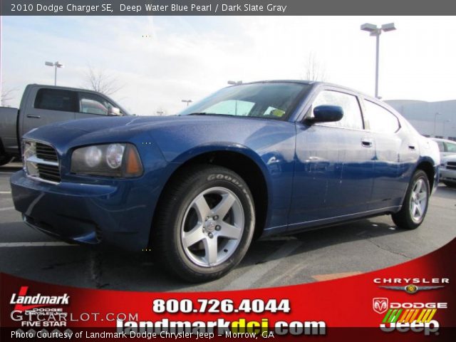 2010 Dodge Charger SE in Deep Water Blue Pearl
