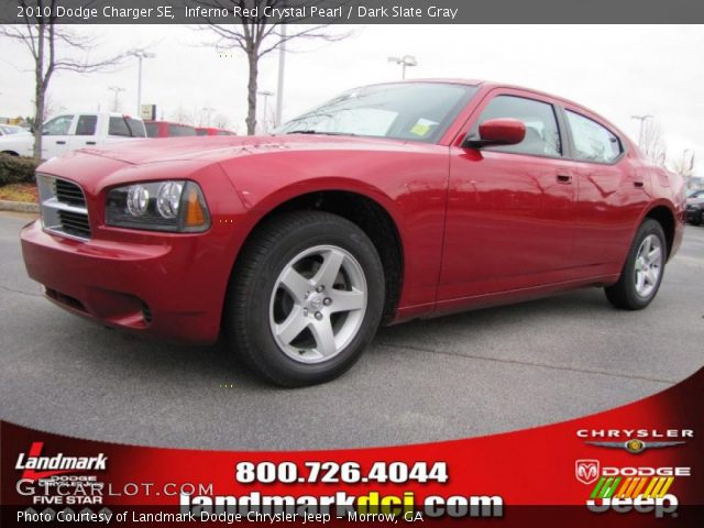 2010 Dodge Charger SE in Inferno Red Crystal Pearl