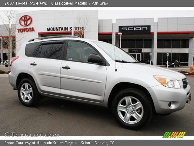 2007 Toyota RAV4 4WD in Classic Silver Metallic