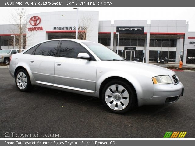 2000 Audi A6 4.2 quattro Sedan in Light Silver Metallic