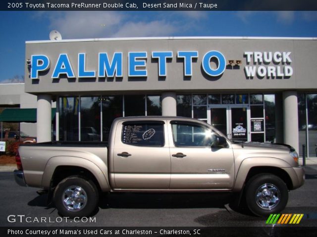 2005 Toyota Tacoma PreRunner Double Cab in Desert Sand Mica