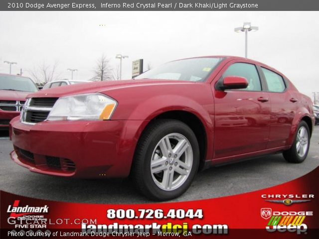 2010 Dodge Avenger Express in Inferno Red Crystal Pearl
