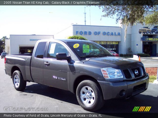 2005 Nissan Titan XE King Cab in Galaxy Black