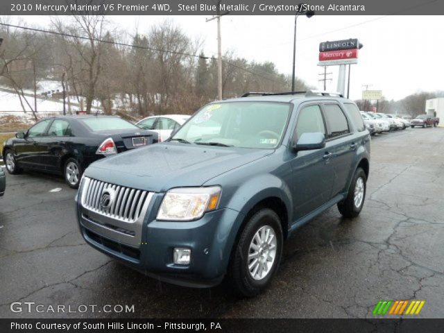 2010 Mercury Mariner V6 Premier 4WD in Steel Blue Metallic