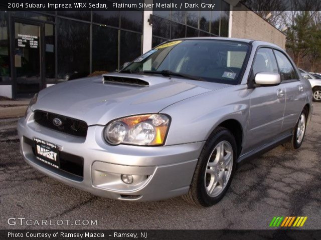 2004 Subaru Impreza WRX Sedan in Platinum Silver Metallic