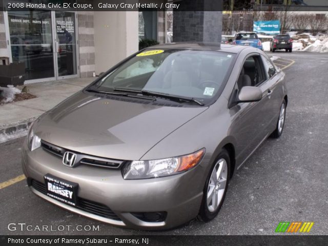 2008 Honda Civic EX Coupe in Galaxy Gray Metallic