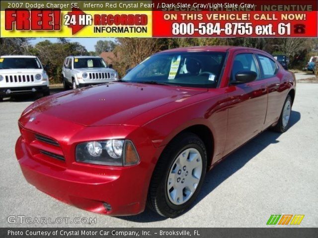 2007 Dodge Charger SE in Inferno Red Crystal Pearl