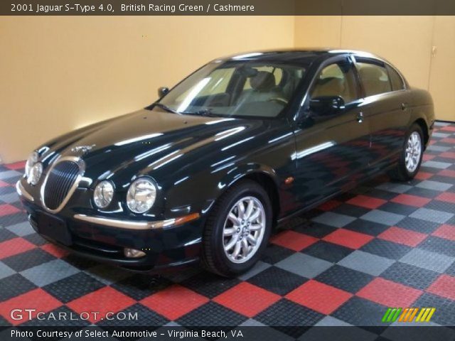 2001 Jaguar S-Type 4.0 in British Racing Green
