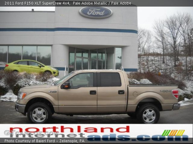 2011 Ford F150 XLT SuperCrew 4x4 in Pale Adobe Metallic