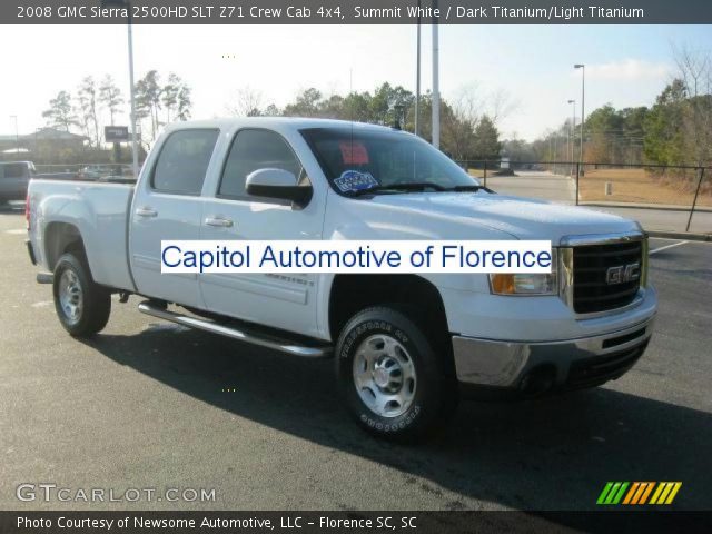 2008 GMC Sierra 2500HD SLT Z71 Crew Cab 4x4 in Summit White