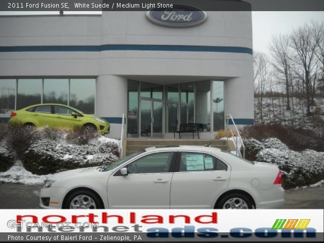2011 Ford Fusion SE in White Suede