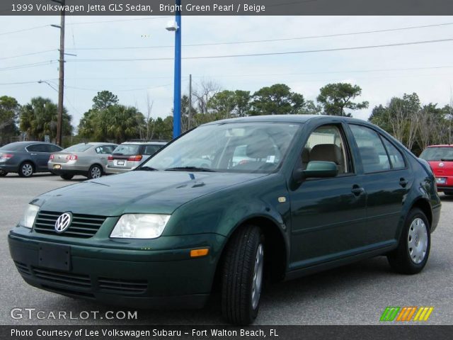 1999 Volkswagen Jetta GLS Sedan in Bright Green Pearl