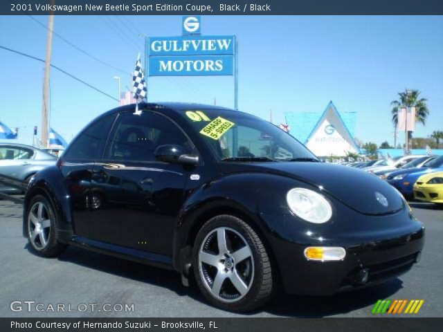 2001 Volkswagen New Beetle Sport Edition Coupe in Black
