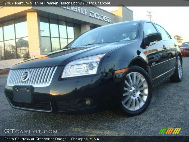 2007 Mercury Milan I4 Premier in Black Ebony