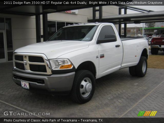 2011 Dodge Ram 3500 HD ST Regular Cab 4x4 Dually in Bright White