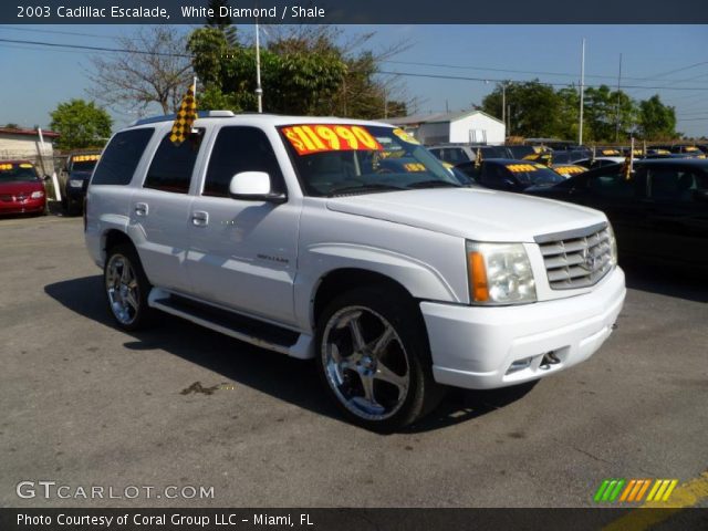 2003 Cadillac Escalade  in White Diamond