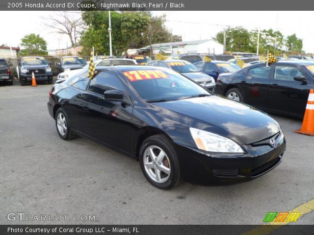 2005 Honda Accord EX Coupe in Nighthawk Black Pearl