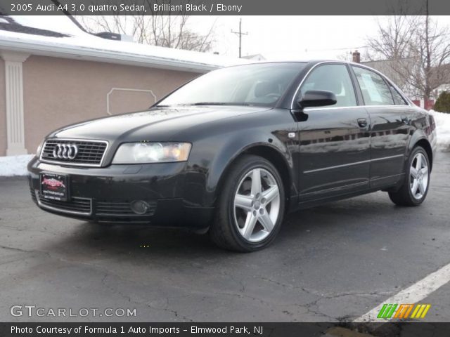 2005 Audi A4 3.0 quattro Sedan in Brilliant Black